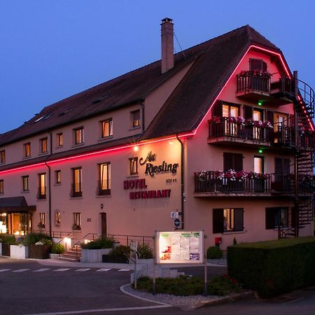Hotel Restaurant Au Riesling  Zellenberg Exterior foto